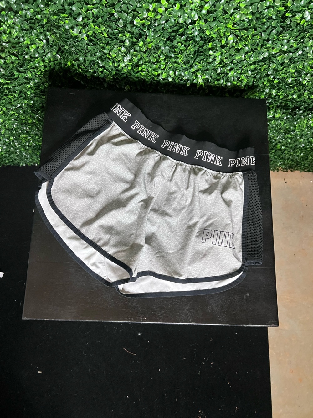 Victoria's Secret PINK Gray and Black Athletic Shorts